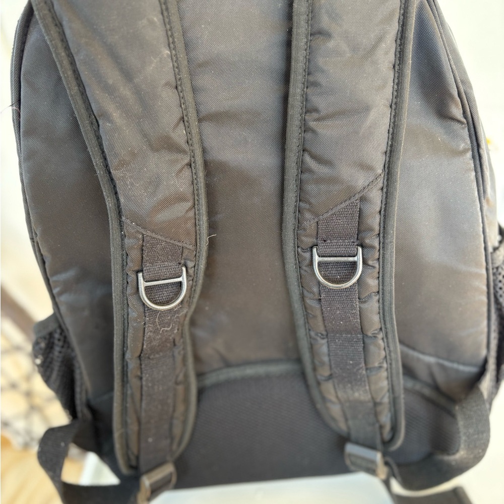 Black Large Backpack Embroidered - image 4